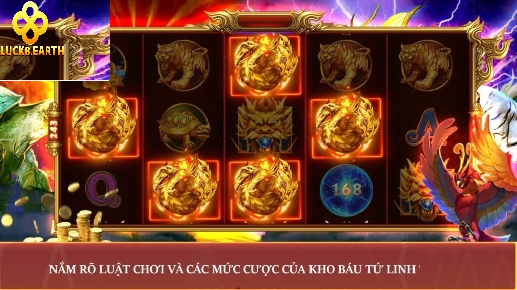 Kho Báu Tứ Linh Luck8 Tính Năng Trúng Thưởng Cực Đã 2025 4 Luôn tìm hiểu mức cược và nghiên cứu luật chơi kho báu tứ linh trước